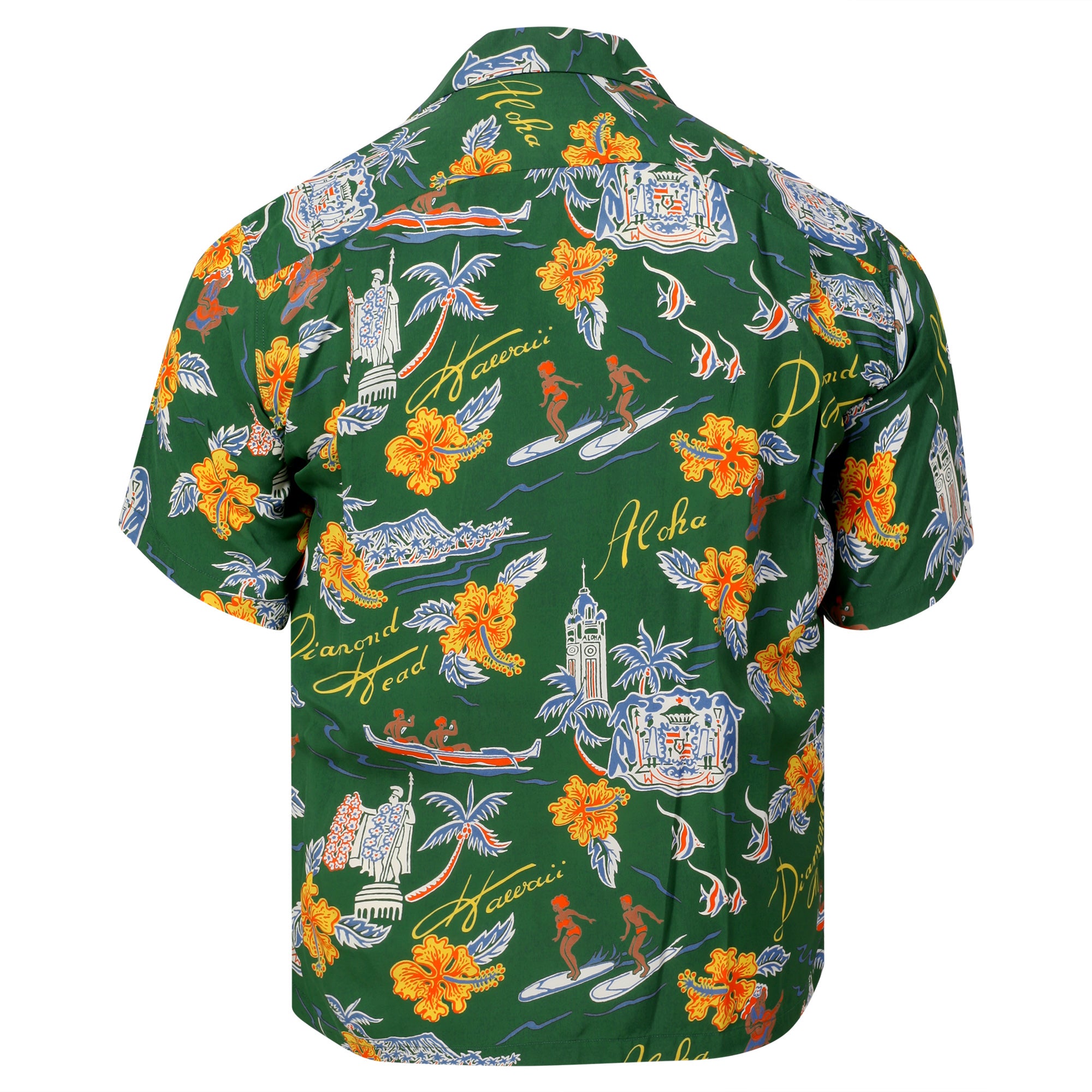 Japanese Sienna Rayon Blend Aloha Print Shirt by Proper Cloth