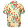 Yellow Flourish Flowers SS38322 Short Sleeve Hawaiian Shirt SURF11090