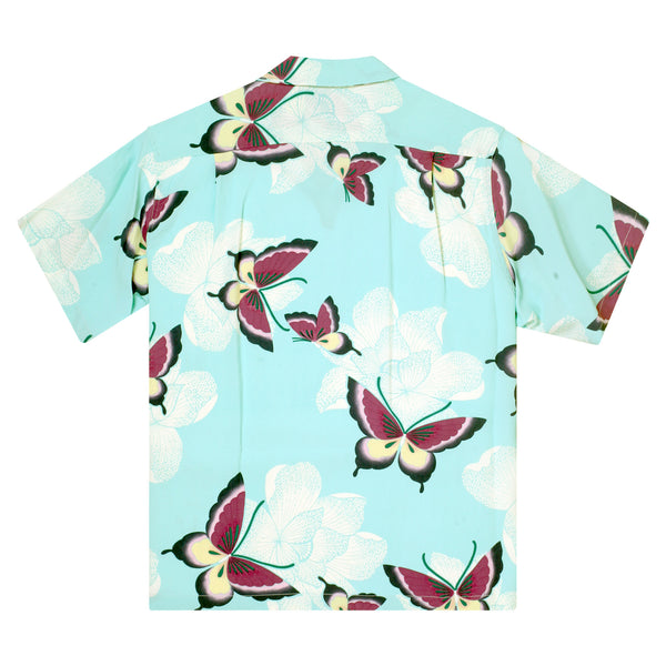 Mariposa Rayon SS38325 Short Sleeve Blue Hawaiian Shirt SURF11091