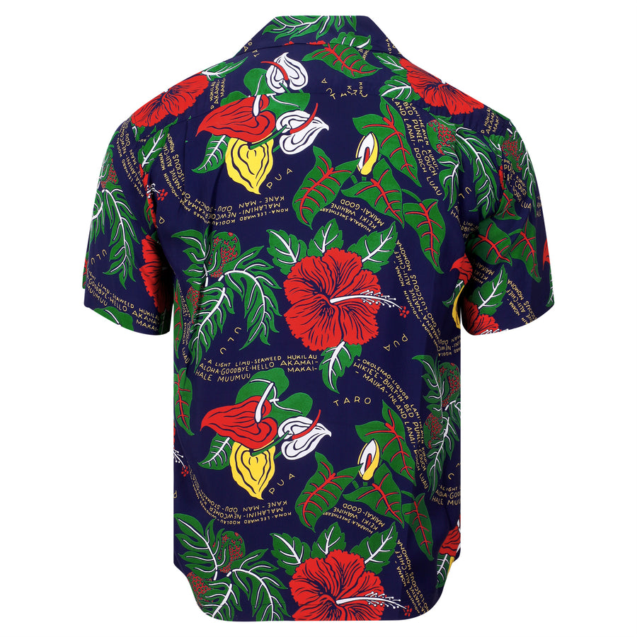 Romantic Hawaiian Nicknames SS38332 Navy Hawaiian Shirt SURF11094