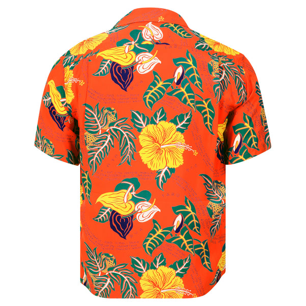 Romantic Hawaiian Nicknames SS38332 Hawaiian Shirt in Orange SURF11096