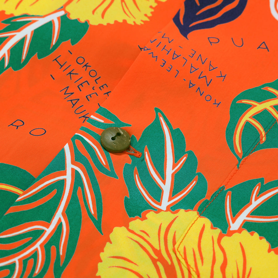 Romantic Hawaiian Nicknames SS38332 Hawaiian Shirt in Orange SURF11096