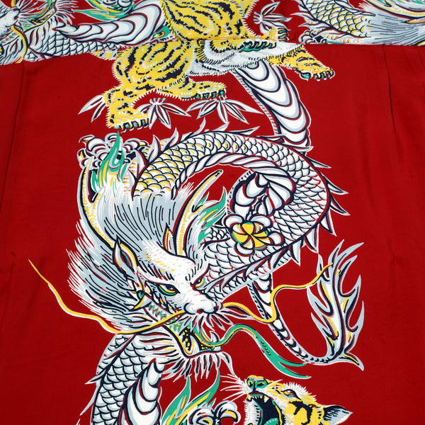 Special Edition Tornado Tiger SS38417 Red Hawaiian Shirt SURF11099