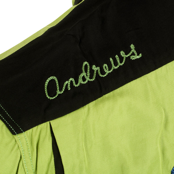 King Louie by Holiday KL38135 Light Green Bowling Shirt SURF10090