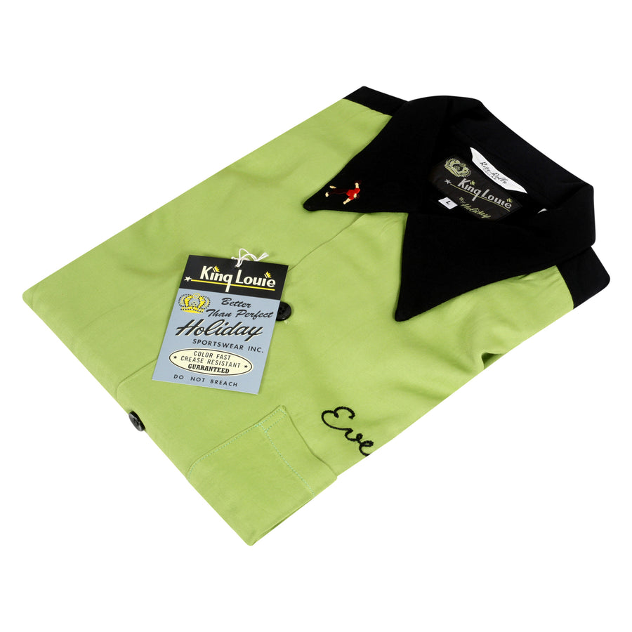 King Louie by Holiday KL38135 Light Green Bowling Shirt SURF10090